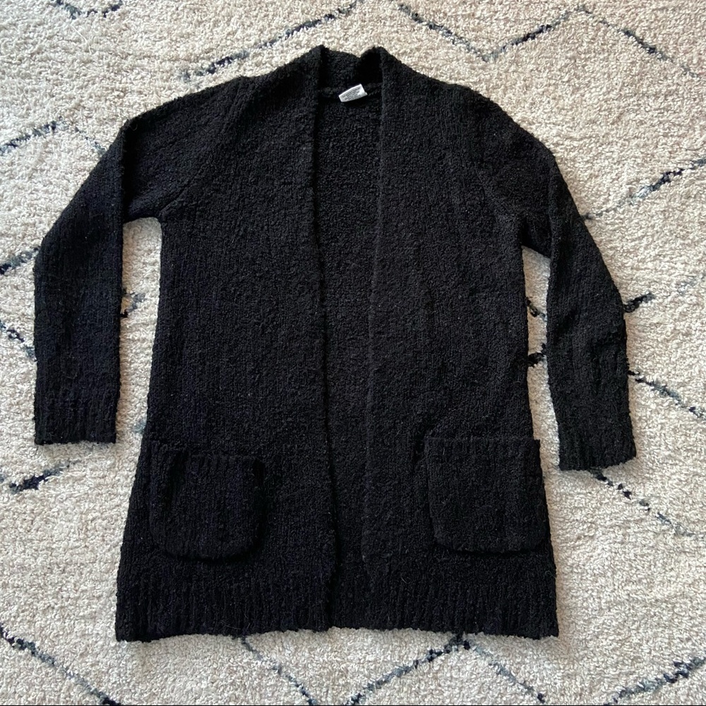 Black cardigan